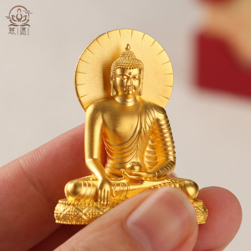 慈愿纯金等身像足金999释迦牟尼正觉像可定大小