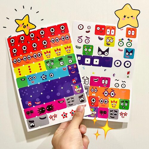 numberblocks卡通贴纸