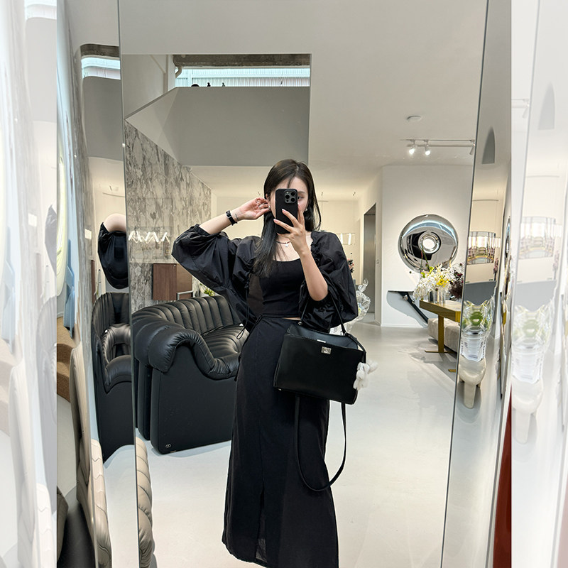 【M系列】云间之境 私服两件套装裙 高密云感防嗮外套/醋酸裙套装