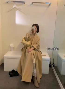 高支100澳毛/羊绒羊毛加厚双面呢 8Wlp手工私服大衣 3.5M超奢用料