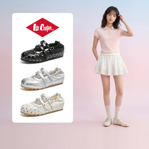 LeeCooper官方正品玛丽珍小单鞋