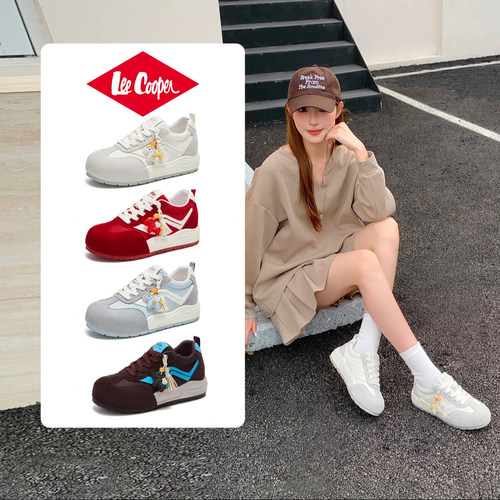 LeeCooper官方正品板鞋阿甘鞋女
