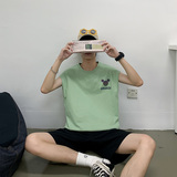 T815--P30夏季新款无袖背心男大码宽松潮流休闲印花t恤坎肩，男装背心/马甲，电商B369（原A024）