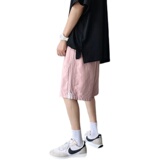 K709-P20夏季特价大码宽松侧边三条杠运动短裤男港风休闲五分裤，男装休闲裤，电商B369（原A024）