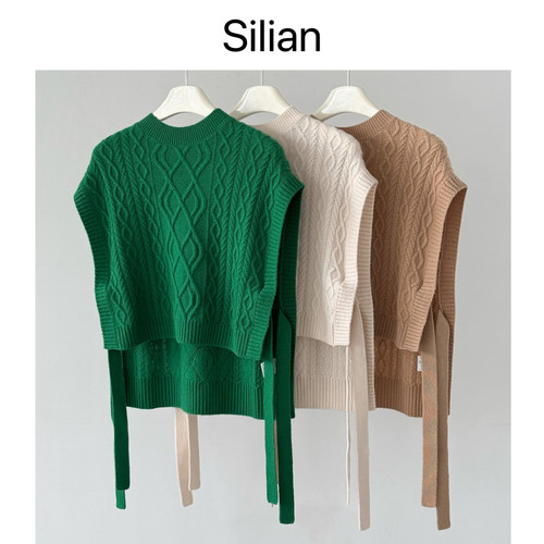 Silian｜造型神器｜Consinee羊毛羊绒｜B*V风｜粗针多穿马甲背心