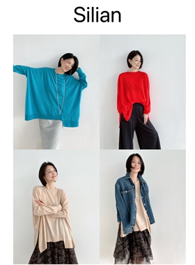 可机洗｜日本贵牌｜德国丝滑扬子纱｜随性廓形毛衣｜纸片人针织衫