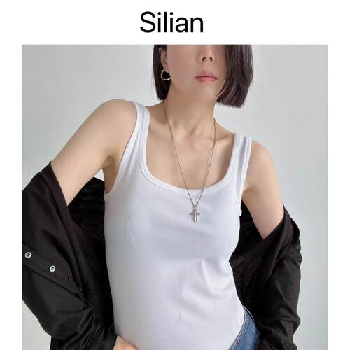 舒爽棉质Silian百搭背心