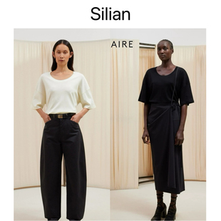 Silian｜原厂Lemair 罗纹T恤｜系带罗纹纯棉连衣裙 極简穿搭｜经典