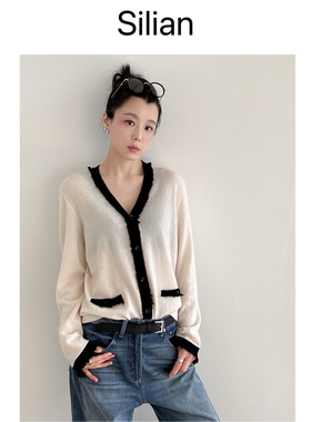 26早春｜云朵山羊绒 小香风｜开司米CleanFit经典百搭V领开衫毛衣