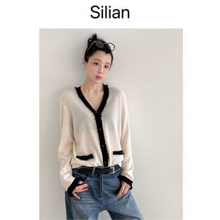 26早春|云朵山羊绒 小香风|开司米CleanFit经典百搭V领开衫毛衣