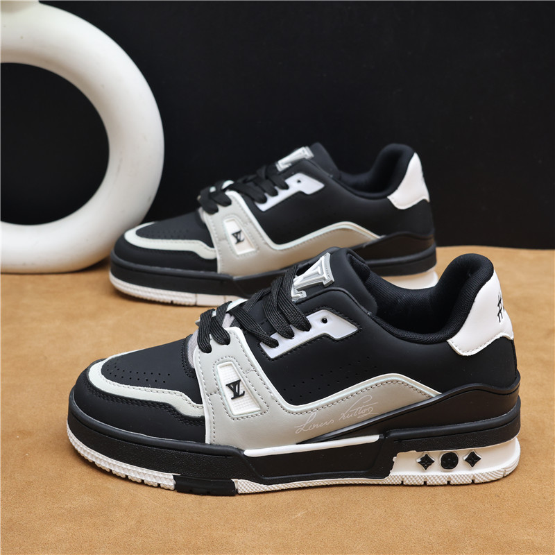 轻奢男鞋欧洲站痞帅鞋子时尚休闲