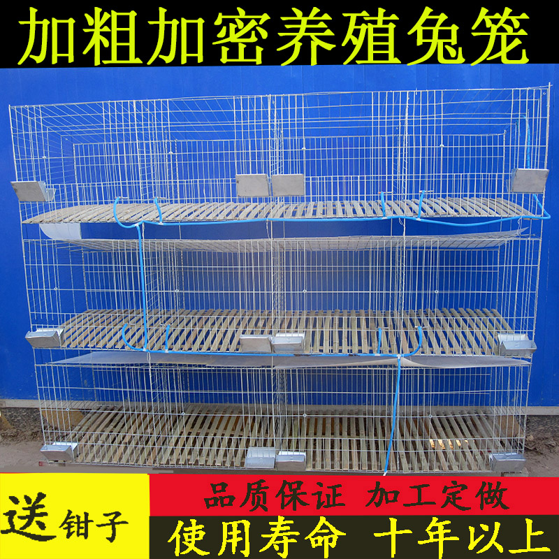 兔笼鹏实养殖加粗子母笼商品兔笼