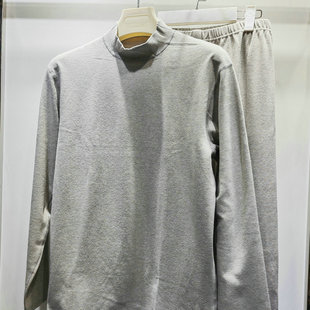 居而爽男舒绒棉无骨缝合加厚圆领中领保暖内衣秋衣秋裤套装冬2025