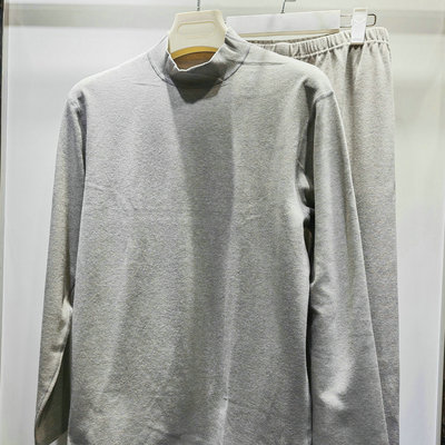 居而爽男舒绒棉无骨缝合保暖套装