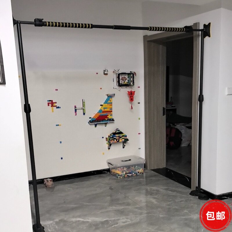 支撑单杠室内家用引体向上架门框单杠儿童吊环吊杆多功能健身器材图片