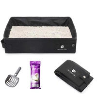 Пакет 18-й широкий обычный черный + кошачий мусорная лопата + мешок для мусора для кошки (7 штук)