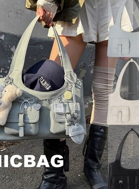 韩国人气FIKA学院包休闲复古手提腋下包时尚大容量通勤包允真包女