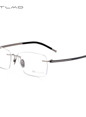 泰勒梅德TLDM经典系列T5006钛架男士商务近视眼镜框 黑金色白金色