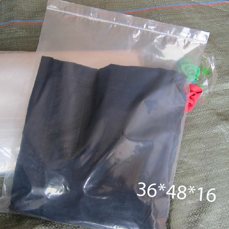 16丝PE13号自封袋36*48cm大号透明加厚食品密封包装袋批发100个价