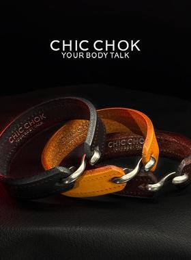 CHICCHOK部落人手环手链真牛皮原创设计