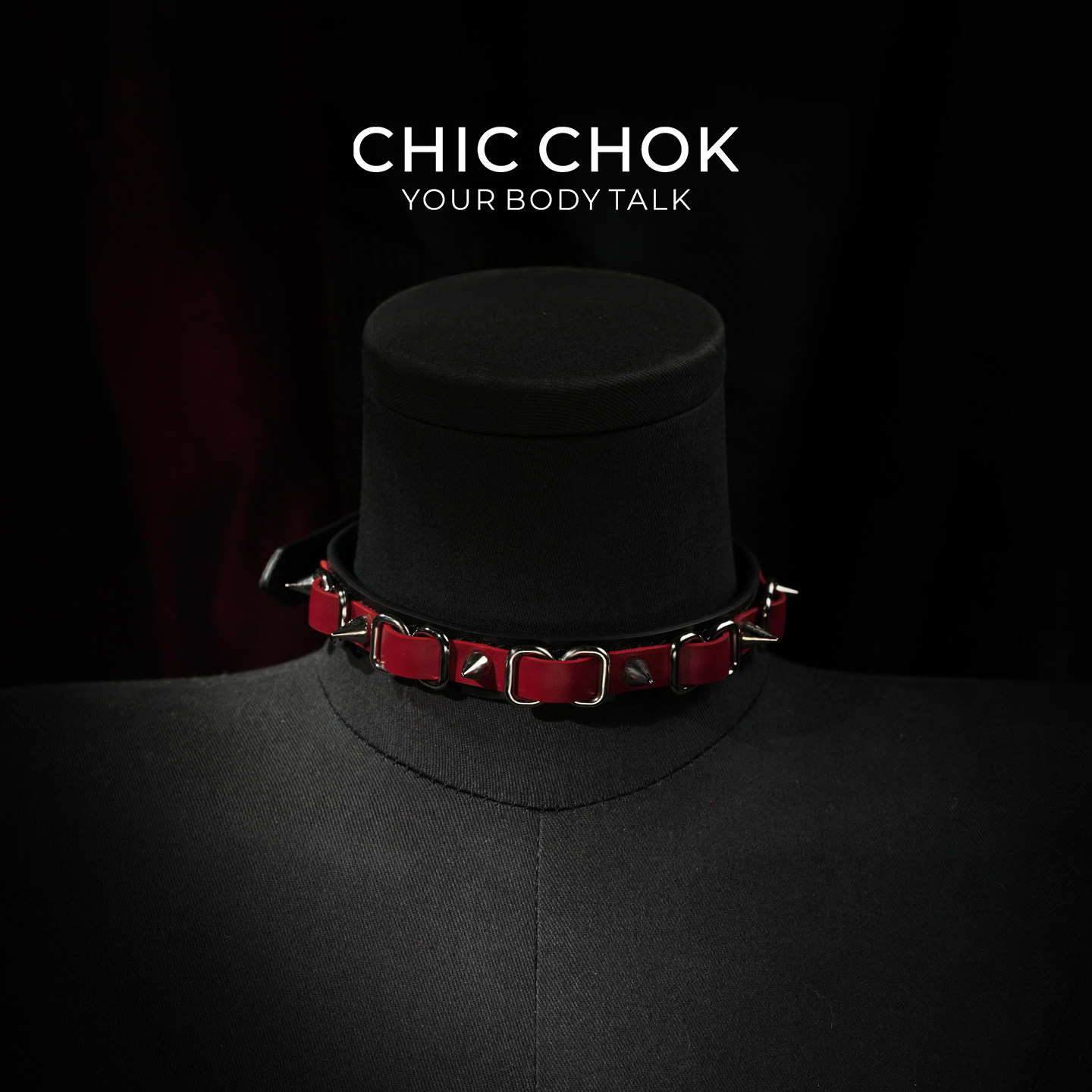 CHICCHOK赤芒尖刺项圈项链
