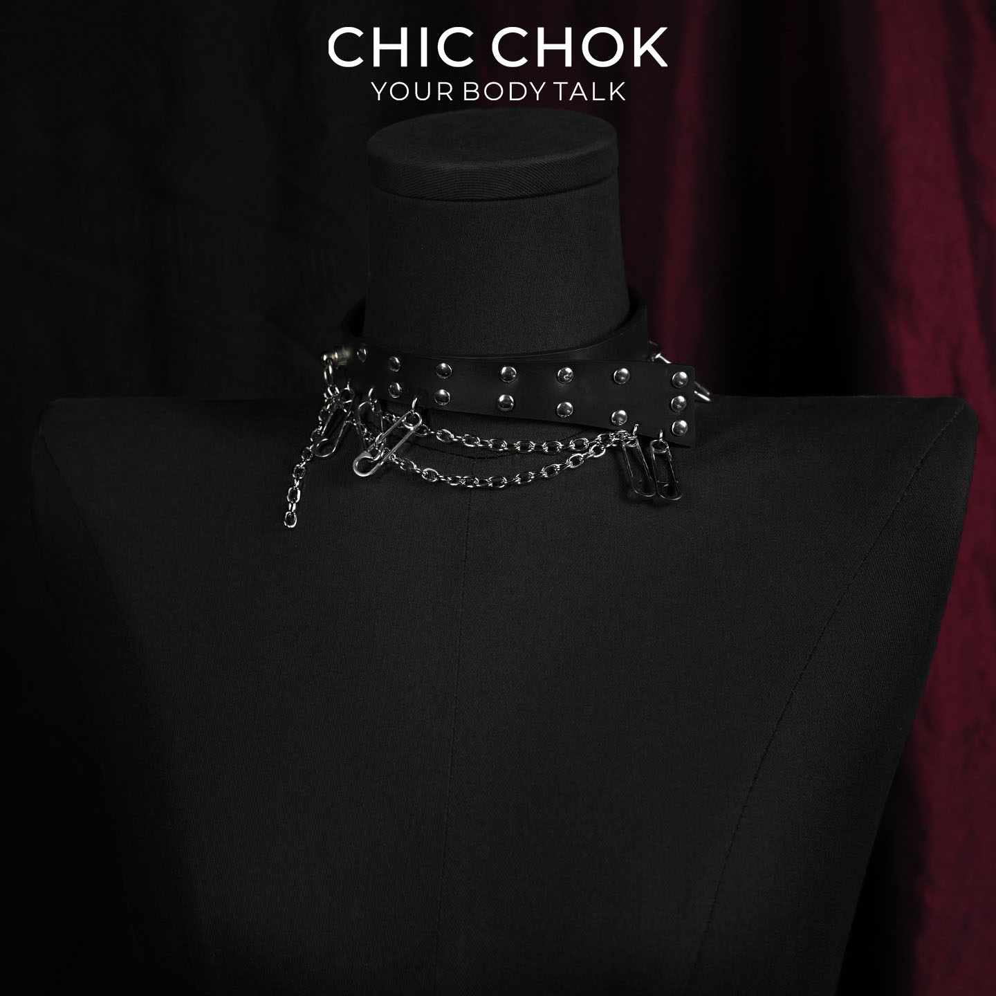 CHICCHOK裂链别针项圈