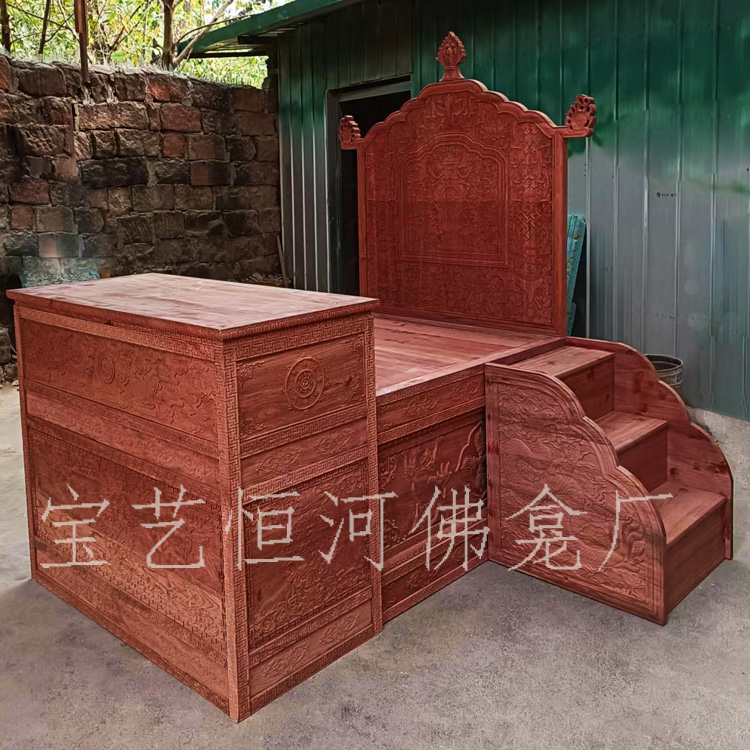 宝艺恒河佛龛巴西花梨藏式法座