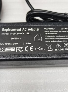 华硕灵耀S4100US4000UA 笔记本19V3.42A小口电源适配器充电器