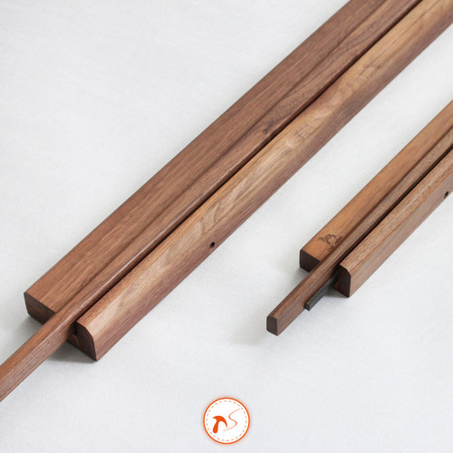 革集Geji leather皮带木夹涂边油磨边辅助工具皮革DIY木头架手缝
