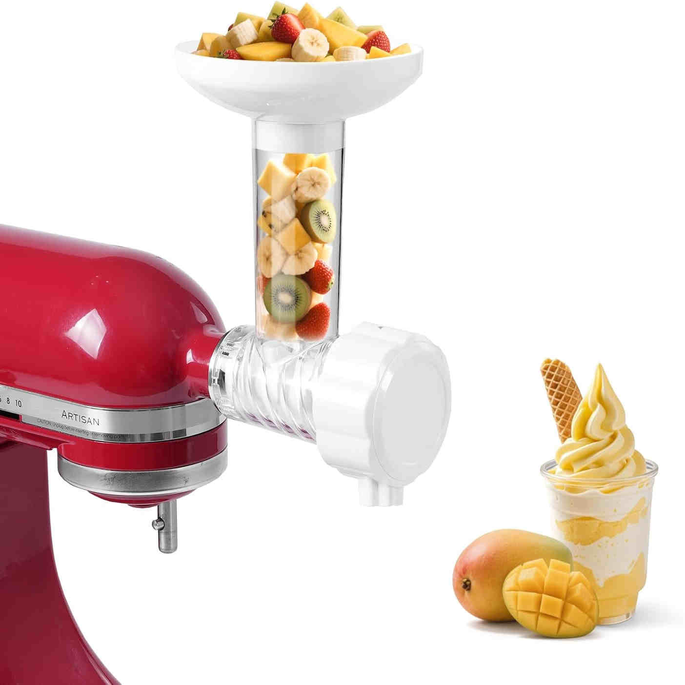 适配kitchenaid配件凯膳怡厨师机水果冰淇淋KA压面机果泥机配件