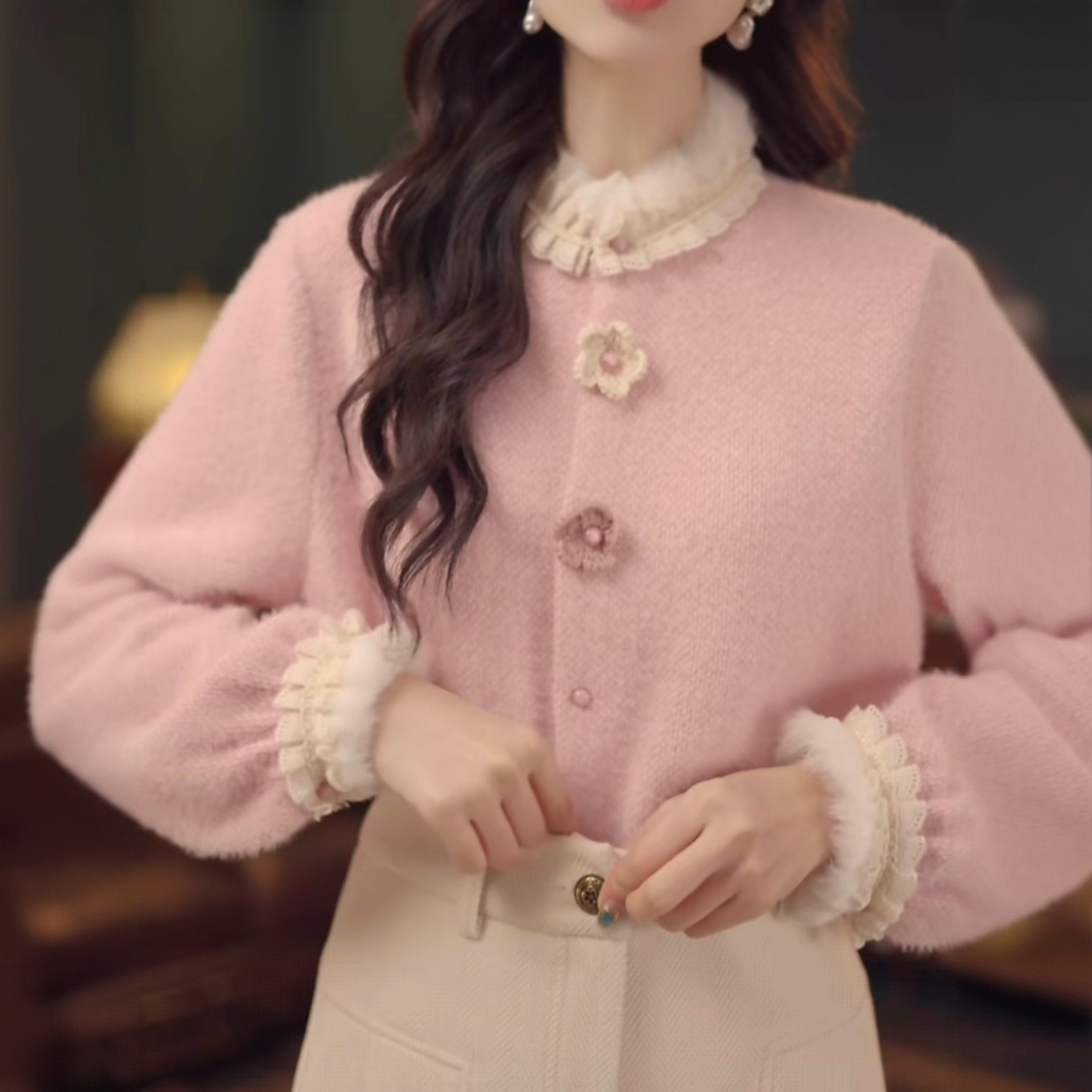 2025复古港风秋冬厚款休闲百搭衬衫上衣女加绒加厚气质长袖保暖