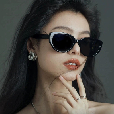 偏光猫眼复古男女新款太阳镜