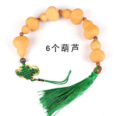 绿色中国结穗子葫芦串