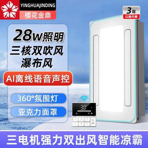 樱花金鼎厨房凉霸双出风智能