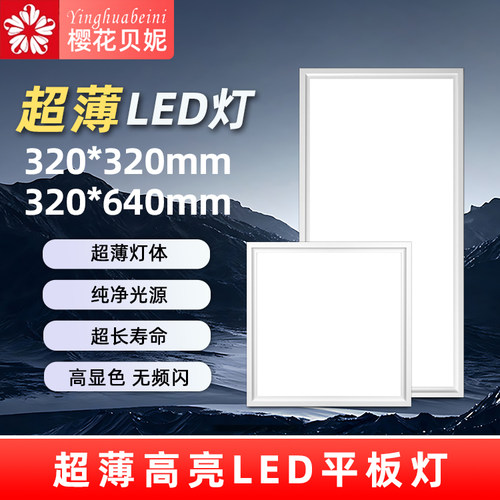 320*640集成吊顶灯嵌入式厨房灯