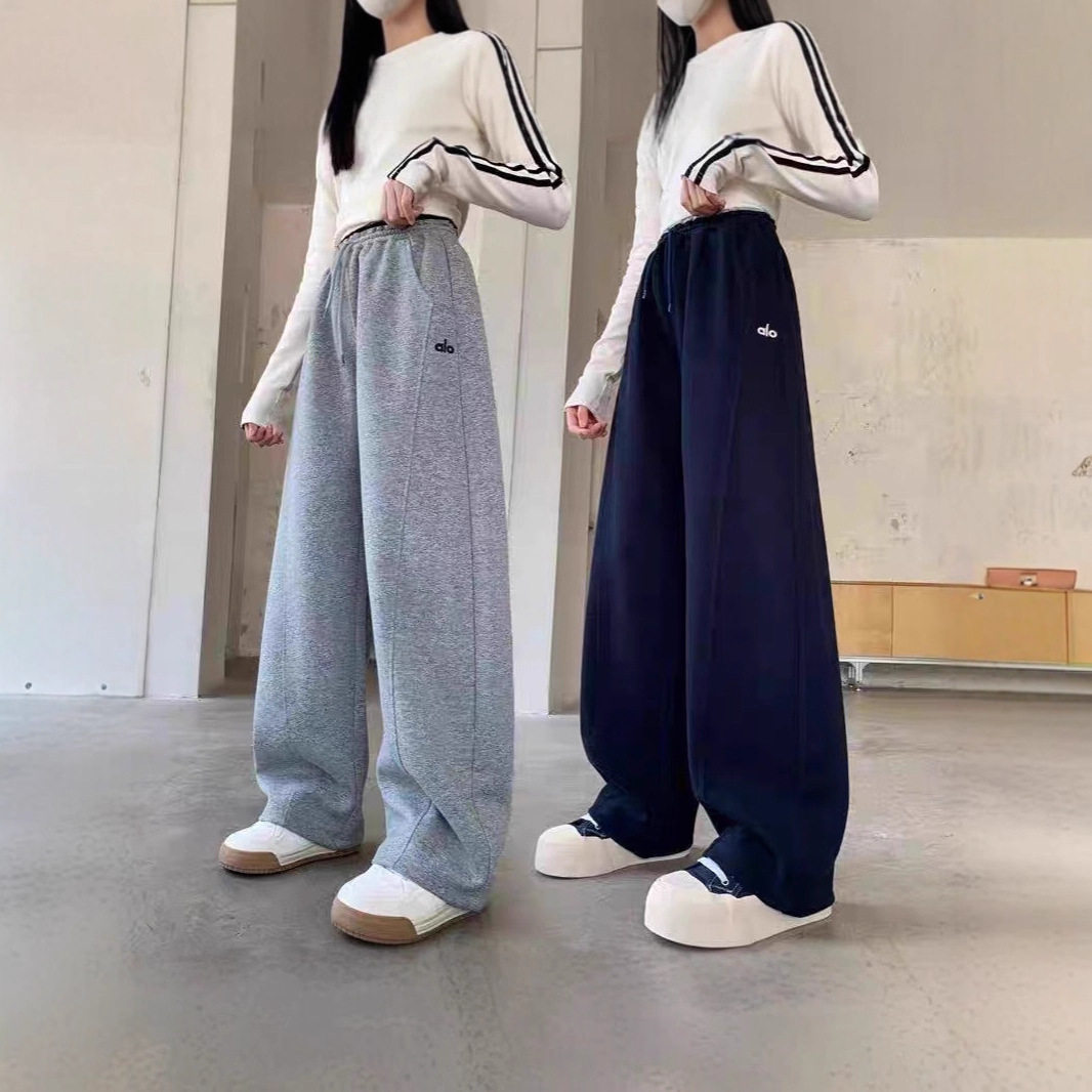 女童裤子春秋款2025新款儿童秋季运动裤女大童秋装阔腿裤女孩卫裤
