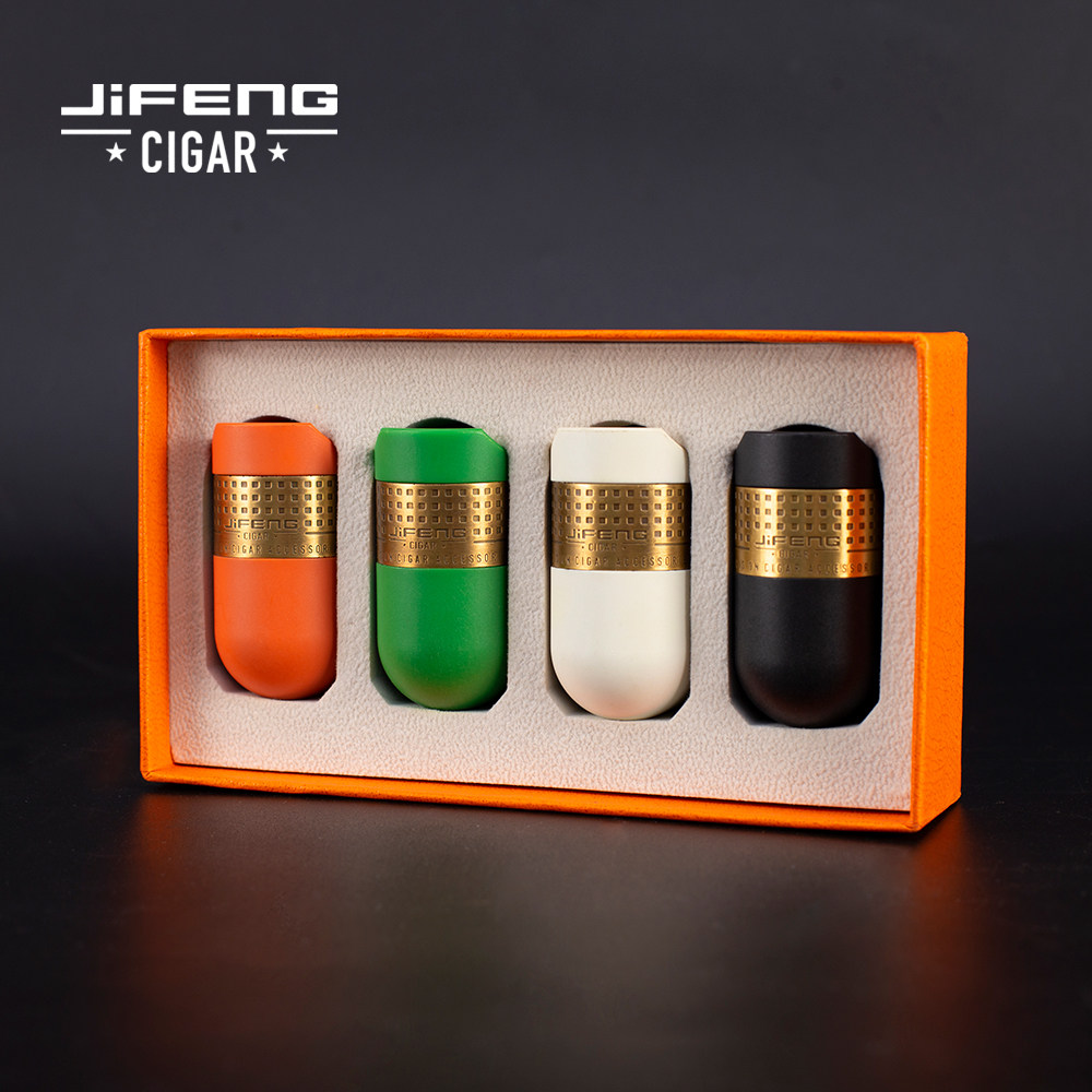 JIFENG季风雪茄烟拖大口径烟槽自带磁吸礼盒包装旅行便携