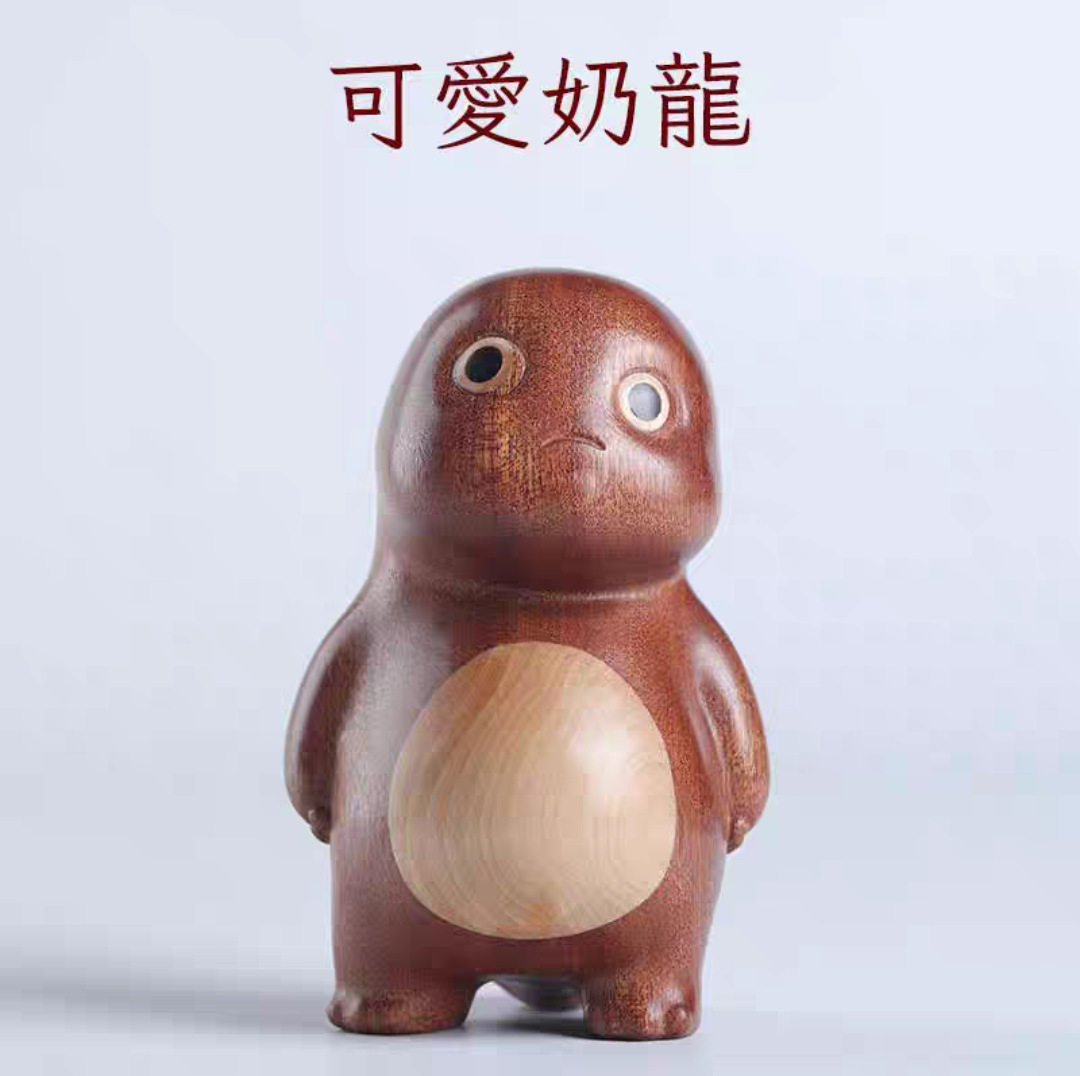 乌檀木雕刻小奶龙小熊土豆人创意动物造型桌面家居办公摆件礼物,家居饰品,装饰摆件,淘宝优惠券,粉丝福利购,淘宝优惠卷