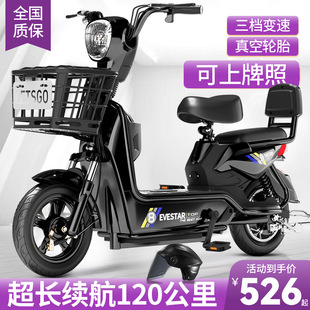 新日子爱马同款新国标电动车代步男女小电瓶车成人两轮电动自行车