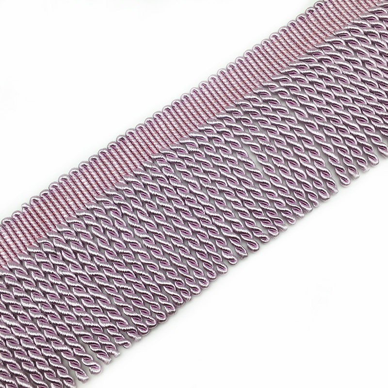 加长加宽沙发下摆流苏麻花穗子窗帘大绳排粗排扭排花边配件辅料