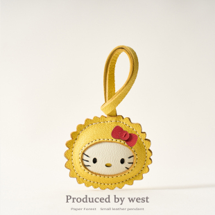 榴莲哈喽 kitty可爱包包挂件女生高级感精致小众kt猫书包礼物挂饰