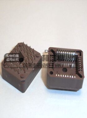 全新原装PLCC32方块插座 直插IC插座 芯片座32P 插座底糟