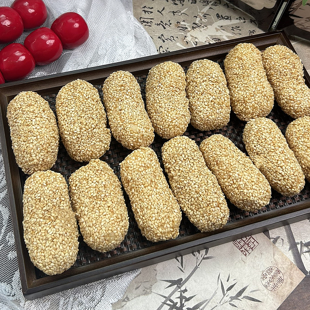 芝麻了花糕点传统老式小吃