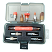 汽车凹陷修复车身凹坑敲击整平磁吸笔配头钛合金无痕钣金修整平笔