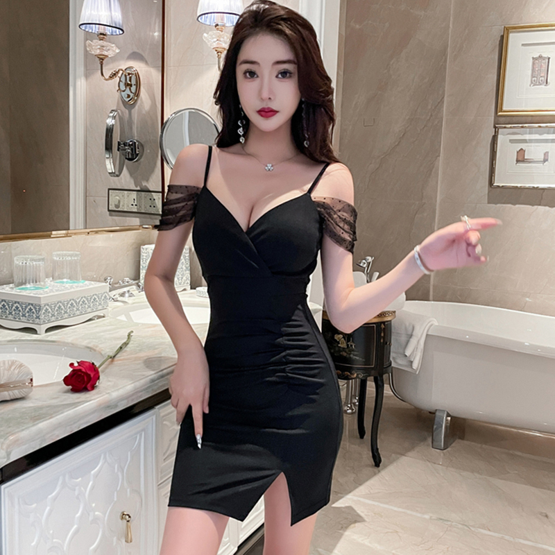 连衣裙女夜总店技师工作服