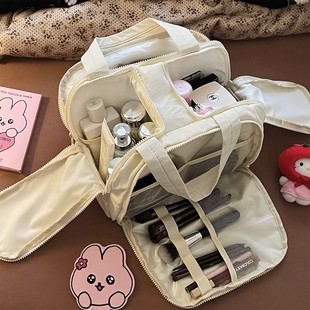 小詹同款!化妆包分区大容量便携收纳包外出旅行洗漱包懒人女轻便