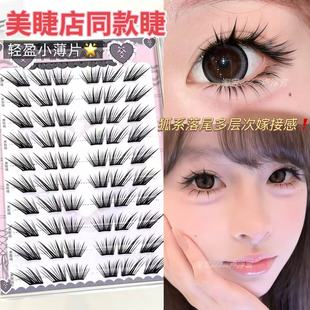 美睫店同款 多层次狐系嫁接感上镜假睫毛小薄片不朽情缘睫免胶 睫