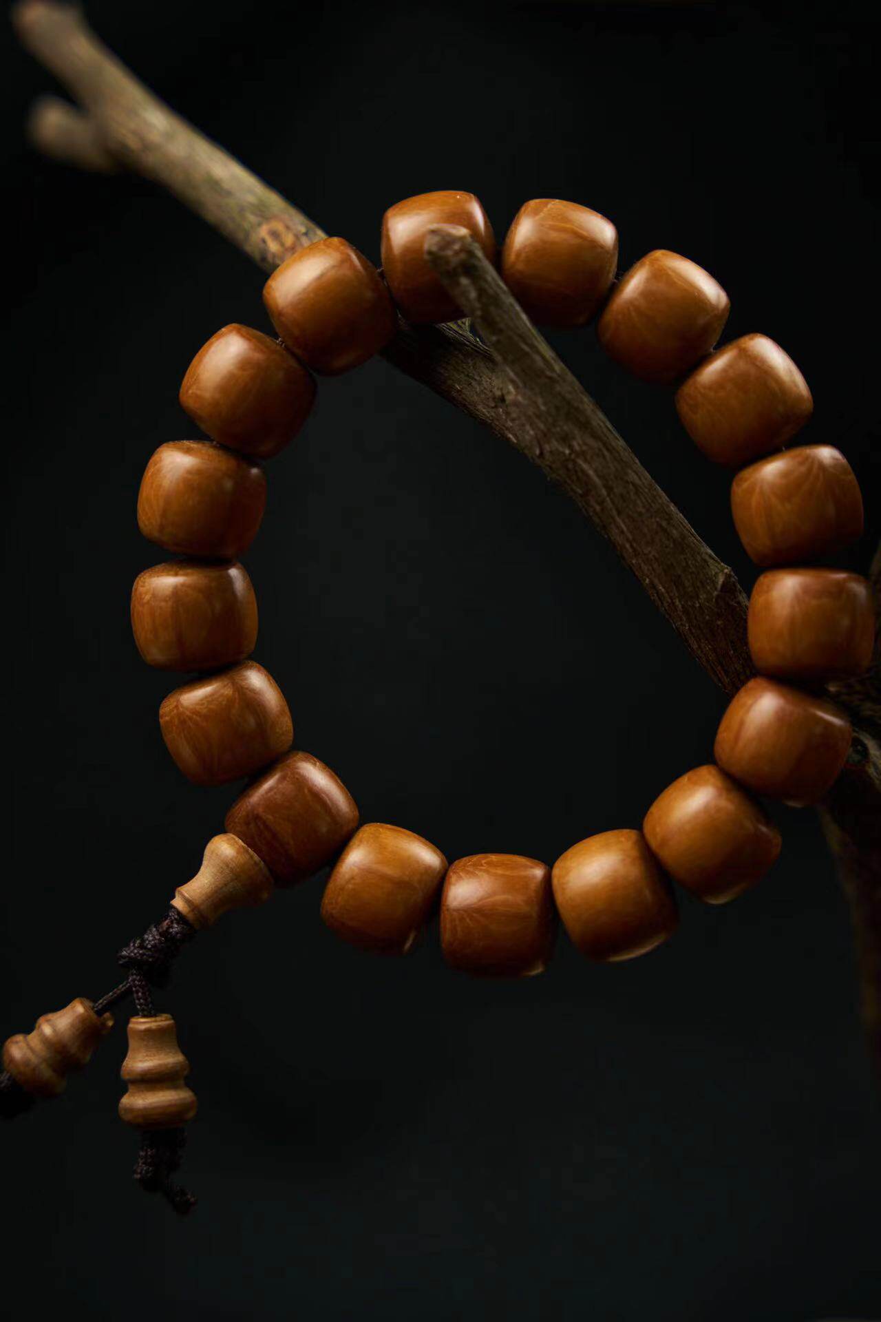 六道木手串男十二生肖本命佛女守护神文玩降龙木佛珠盘玩手饰桶珠