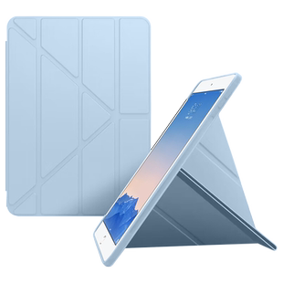 确动适用于iPad Air3保护套10.5英寸A2152Y折液态硅胶A2153防弯A2154轻薄苹果ipadair3平板全包防摔磁吸支架