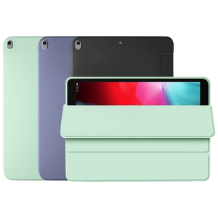 确动适用于iPad Air3保护套新款10.5英寸液态硅胶A2152磁吸软壳苹果air3平板电脑A2153轻薄A2154三折防摔套